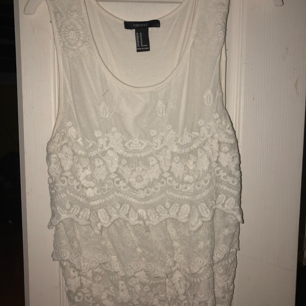 White tank top !